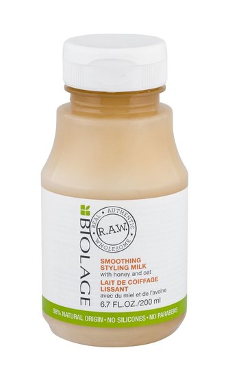 Biolage Stylingové uhlazující mléko s medem a ovsem Biolage RAW Styling (Smoothing Styling Milk) 200 ml woman