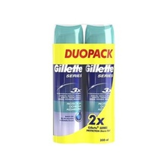 Gillette Gel na holení Series (Protection shaving Gel) 2 x 200 ml man
