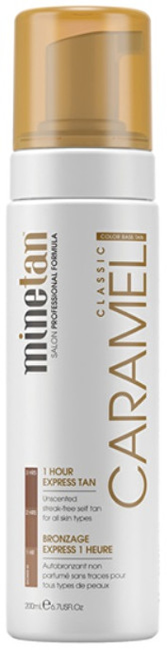 Minetan Samoopalovací pěna pro zlatavé opálení Caramel (Classic 1 Hour Express Tan) 200 ml unisex