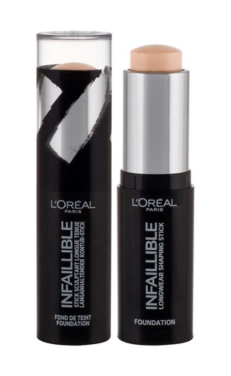 L´Oréal Paris Tuhý make-up v tyčince Infaillible Shaping Stick 9 g Tuhý make-up v tyčince Infaillible Shaping Stick 9 g - Odstín 140 Natural Rose woman