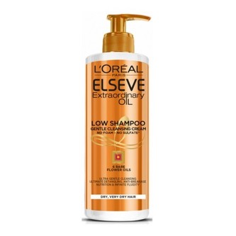 L´Oréal Paris Pečující mycí krém na vlasy Elseve Extraordinary Oil (Low Shampoo Gentle Cleansing Cream) 400 ml woman