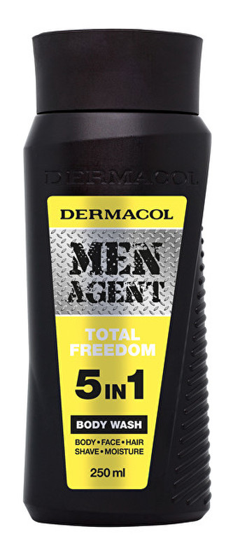 Dermacol Sprchový gel pro muže 5v1 Total Freedom Men Agent (Body Wash) 250 ml man