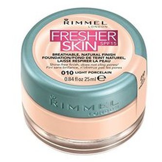 Rimmel Ultralehký make-up s SPF 15 (Fresher Skin Breathable Natural Finish Foundation) 25 ml Odstín 100 Ivory woman