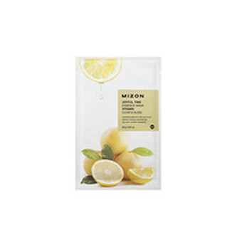 Mizon Plátýnková 3D maska s vitamínem C pro rozjasnění a vitalitu pleti Joyful Time (Essence Mask Vitamin) 23 g woman