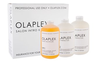 Olaplex Sada pro barvené nebo chemicky ošetřené vlasy (Salon Intro Kit) 3 x 525 ml woman