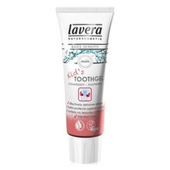Lavera Dětská zubní pasta s příchutí Jahoda - malina Basis Sensitiv (Kid´s Toothgel) 75 ml Objem 75 ml child