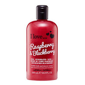 I Love Koupelový a sprchový krém s vůní malin a ostružin (Raspberry & Blackberry Bubble Bath And Shower Creme) 500 ml woman