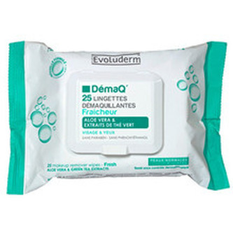 Evoluderm Odličovací vlhčené ubrousky na oči a krk pro normální a smíšenou pleť (Make Up Remover Wipes) 25 ks woman