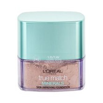 L´Oréal Paris Lehký minerální pudrový make-up True Match (Skin Improving Foundation) 10 g Lehký minerální pudrový make-up True Match (Skin Improving Foundation) 10 g - Odstín 4D/4W Golden Natural woman