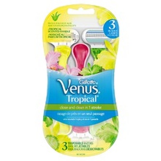Gillette Jednorázová dámská holítka Venus Tropical 3ks woman