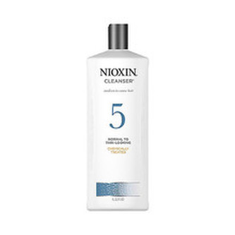 Nioxin Čisticí šampon pro normální až silné přírodní i barvené mírně řídnoucí vlasy system 5 (Cleanser Medium To Coarse Hair Normal To Thin Looking Natural & Chemically Treated) Objem 300 ml unisex