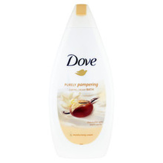 Dove Krémová pěna do koupele s bambuckým máslem a vanilkou Purely Pampering (Caring Cream Bath) 500 ml woman