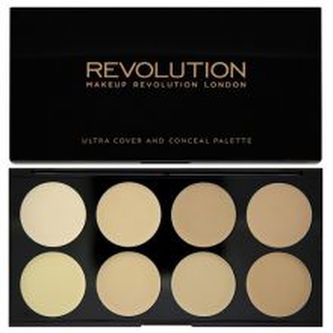 Revolution Ultra krycí paletka (Ultra Cover and Conceal) Ultra krycí paletka (Ultra Cover and Conceal) - Odstín Medium - Dark woman