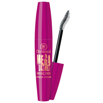 Dermacol Řasenka pro mimořádný objem a prodloužení řas Mega Lashes (Mascara Express Volume) 12,5 ml Řasenka pro mimořádný objem a prodloužení řas Mega Lashes (Mascara Express Volume) 12,5 ml - Odstín Black woman