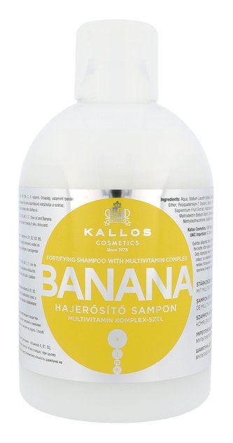 Kallos Posilující šampon s extrakty z banánu (Banana Fortifying Shampoo with Multivitamin Complex) 1000 ml woman