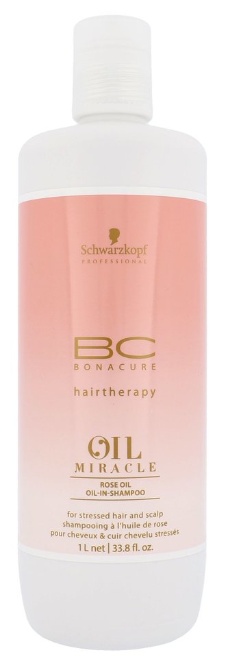 Schwarzkopf Professional Šampon s růžovým olejem BC Bonacure Oil Miracle (Rose Oil Hair&Scalp Shampoo) Šampon s růžovým olejem BC Bonacure Oil Miracle (Rose Oil Hair&Scalp Shampoo) - Objem 1000 ml woman