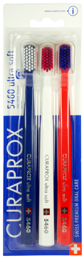 Curaprox Velmi jemný zubní kartáček 5460 Ultra Soft 3 ks unisex