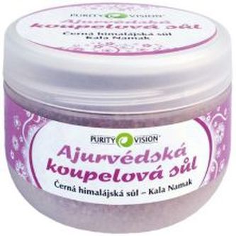 Purity Vision Ajurvédská koupelová sůl (Černá himalájská sůl – Kala Namak) Ajurvédská koupelová sůl (Černá himalájská sůl – Kala Namak) - Objem 500 g unisex