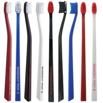 Swissdent Zubní kartáček Colours Soft-Medium Zubní kartáček Colours Soft-Medium - Odstín White&Red unisex