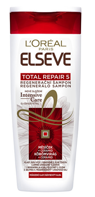 L´Oréal Paris Ošetřující šampon pro poškozené vlasy Elseve (Total Repair 5 ) Ošetřující šampon pro poškozené vlasy Elseve (Total Repair 5 ) - Objem 250 ml woman