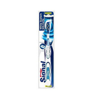 Signal Středně tvrdý zubní kartáček White System medium unisex