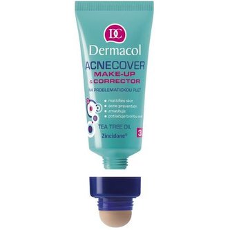 Dermacol Make-up s korektorem na problematickou pleť Acnecover 30 ml + 3 g Make-up s korektorem na problematickou pleť Acnecover 30 ml + 3 g - Odstín č. 3 woman