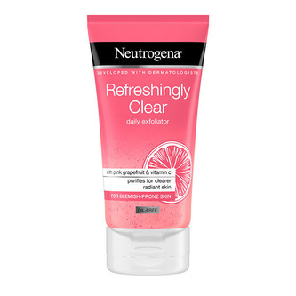 Neutrogena Osvěžující peeling s výtažkem z růžového grepu Visibly Clear Pink Grapefruit (Daily Scrub) 150 ml woman