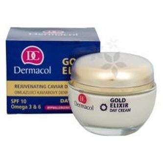 Dermacol Omlazující kaviárový denní krém SPF 10 (Gold Elixir Day Cream) 50 ml woman