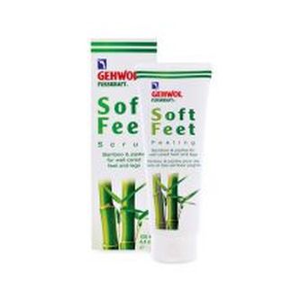 Gehwol Fusskraft Soft Feet Scrub - Peeling s bambusem a jojobou na nohy 125 ml pro ženy