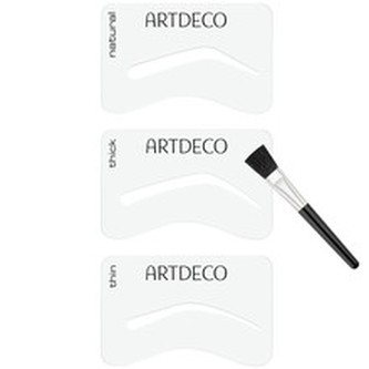 Artdeco Eyebrow Stencils With Brush Applicator - Šablony na obočí se štětečkem pro ženy