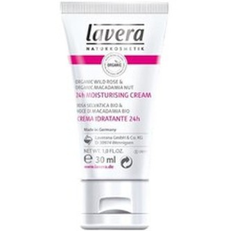 Lavera 24hodinový intenzivní hydratační krém ( BIO divoká růže & BIO makadamiový ořech ) 30 ml pro ženy
