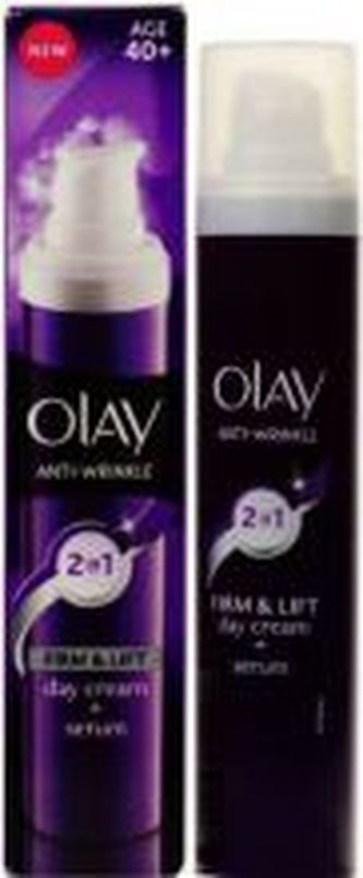 Olay Anti Wrinkle Firm & Lift 2in1 Cream+Serum - Krém proti vráskám + zpevňující sérum 50 ml pro ženy
