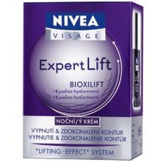Nivea Expert Lift - Noční krém pro vypnutí pleti a zdokonalení kontur 50 ml pro ženy