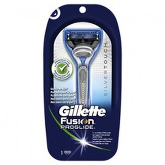 Gillette Fusion Proglide Silver Touch - Holící strojek pro muže + 1 náhradní hlavice pro muže