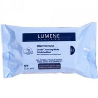 Lumene Sensitive Touch Gentle Cleansig Wipes - Jemné čisticí ubrousky pro ženy