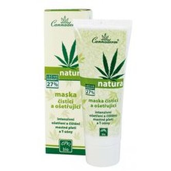 Cannaderm Natura - Čisticí a ošetřující maska 75. ml pro ženy