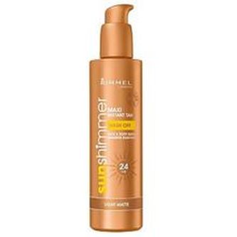Rimmel SunShimmer Maxi Instant Tan - Samoopalovací krém pro maxi opálení 125 ml pro ženy