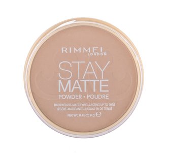 Rimmel London Stay Matte Pudr 14 g 010 Warm Honey pro ženy Rimmel London Stay Matte Pudr 14 g 010 Warm Honey pro ženy