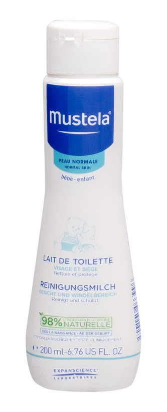 Mustela Bébé Čisticí mléko Cleansing Milk 200 ml pro děti