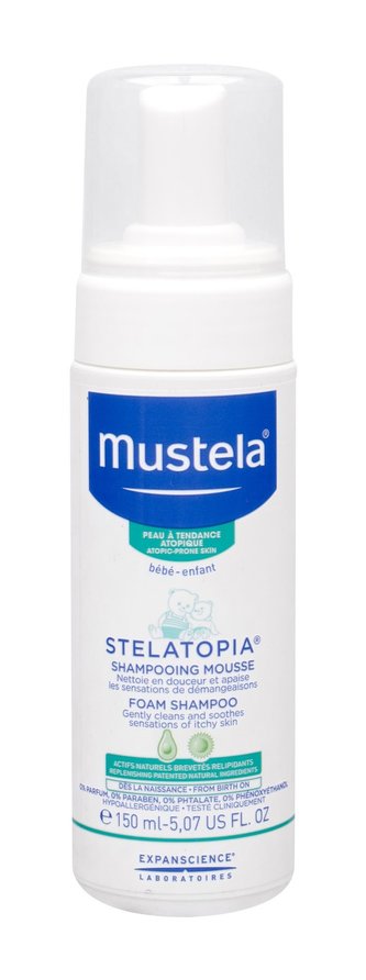 Mustela Bébé Stelatopia Šampon Foam Shampoo 150 ml pro děti Mustela Bébé Stelatopia Šampon Foam Shampoo 150 ml pro děti