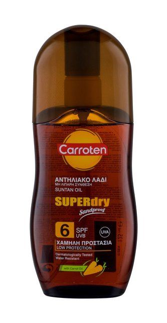 Carroten Superdry Opalovací přípravek na tělo Suntan Oil 125 ml SPF6 unisex