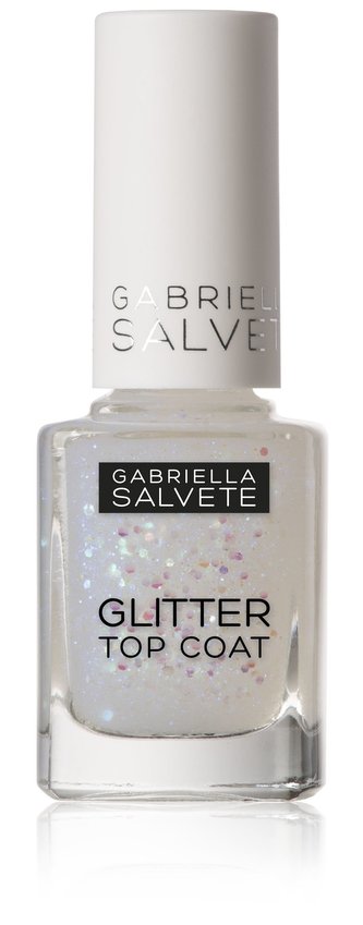 Gabriella Salvete Nail Care Lak na nehty Glitter Top Coat 11 ml 17 pro ženy
