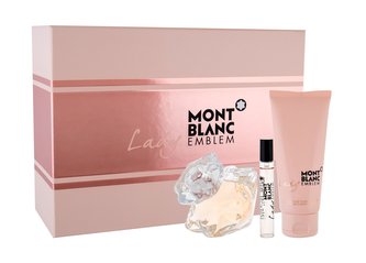 Montblanc Lady Emblem parfémovaná voda 75 ml + parfémovaná voda 7,5 ml + tělové mléko 100 ml
