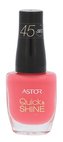 ASTOR Quick & Shine Lak na nehty 8 ml 612 Package It Pink pro ženy