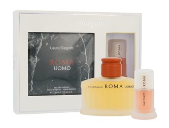 Laura Biagiotti Roma Uomo toaletní voda 125 ml + toaletní voda 25 ml Roma Woman