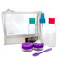 Sefiros Travel Pack lahvička s pumpičkou 60 ml 1 ks + kulatá dózička 10 ml 2 ks + lahvička s uzávěrem 60 ml 2 ks + špachtlička 1 ks + trychtýřek 1 ks + kosmetická taška