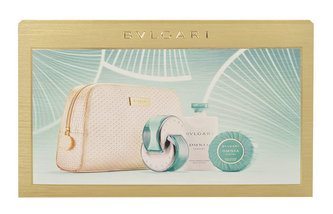 Bvlgari Omnia Paraiba toaletní voda 65 ml + tělové mléko 75 ml + mýdlo 75 g + kosmetická taška Bvlgari Omnia Paraiba toaletní voda 65 ml + tělové mléko 75 ml + mýdlo 75 g + kosmetická taška
