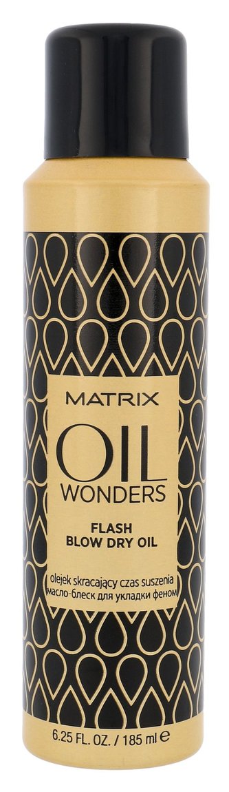Matrix Oil Wonders Pro tepelnou úpravu vlasů Flash Blow Dry Oil 185 ml pro ženy