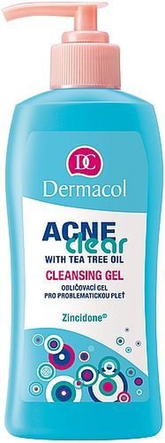 Dermacol AcneClear Odličovač tváře Cleansing Gel 200 ml pro ženy