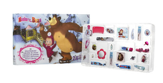 EP Line Adventní kosmetický kalendář Máša a medvěd 24 ks unisex